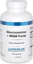 Douglas Laboratories Glucosamine + MSM Forte ← Fórmula Nutricional para Apoyar Mantenimiento y Salud de las Juntas de Envejecimiento Silencio 120 Capsules