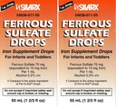 Ferrous Drops Iron Supplement Peppermint Flavor Generic for Enfamil Fer-in-Sol Iron Supplement Drops for Infants, Toddlers & Children Measuring Dropper Included 50 ml per Bottle Pack of 2
