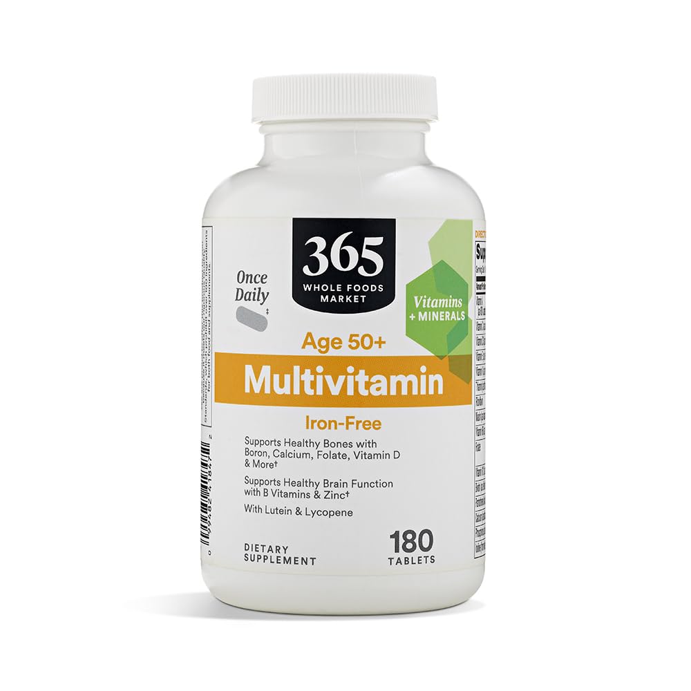 365 by Whole Foods Market, Mature Adult Once Daily Multi, 180 Count