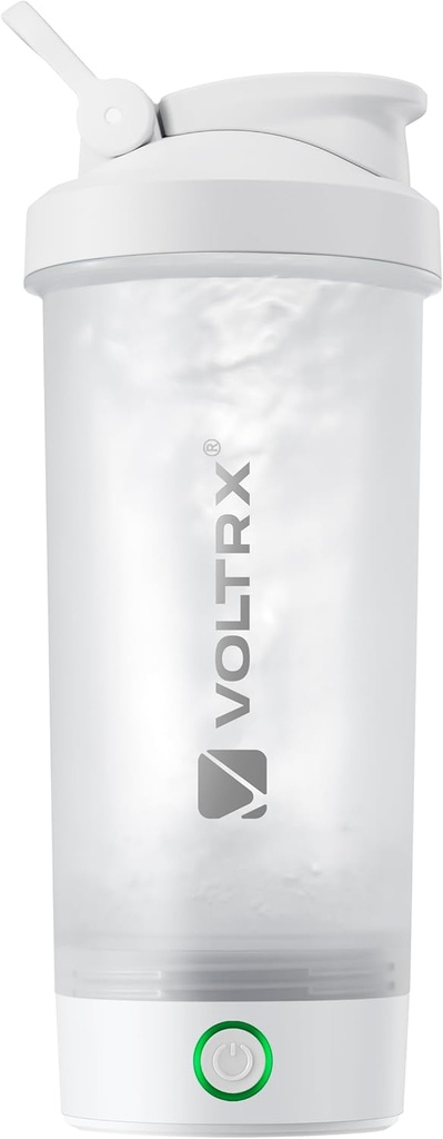 VOLTRX Protein Shaker Bottle, Merger USB C Mezclador eléctrico recargable Protein, Cofres para sacudidas Protein y sacudidas de repuesto, BPA Gratis, 24oz