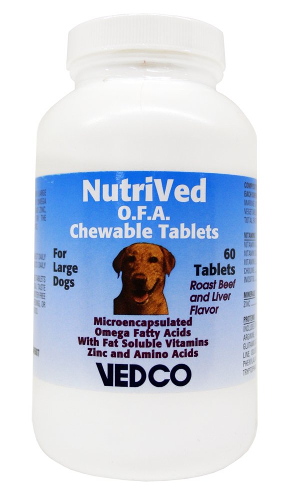 Vedco 60 Conde Nutrived O.F.A. Tablas Chewable para perros grandes