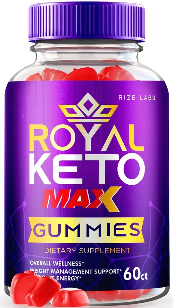 rize labs - Royal Keto Gummies - ACV Organic Support for Belly Fat &amp; Weight Loss Diet, for Men &amp; Women Apple Cider Vinegar Extra Strength Gummies 1000mg (60 Gummies)