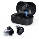 Ayudas de Audición recargables para adultos mayores con cancelación de ruido, amplificadores de Audición Digital para adultos mayores con caja de carga, invisible y portátil, Pareja