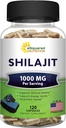 aSquared Nutrition Shilajit 1000mg - 120 Capsules - Pure Shilajit Extract Suplemento y Powder Complex Pills - Natural Humic " Fulvic Acid " Trace Minerals - Alternative to Resin " Drops