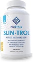NuEthix Formulations SLIN-Trol, Glucose Disposal Agent Pills for Men &amp; Women, Nutrient Partitioning Supplement with Chromium Polynicotinate, " Glycine, Effective Carb Absorption, Non-GMO, 60 Servings