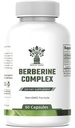 Suplemento de bereberina con extracto de melón y Banaba Leaf - 1000mg Berberine HCL para el sistema inmunológico - Gestión de peso - No GMO - Complejo de bereberina sin gluten, 60 cápsulas.