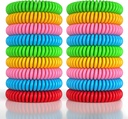 18 Pack Mosquito Repellent Pulseras para Adultos &amp; Niños, Bandas impermeables sin DEET, Bandas Repelentes con Aguilas