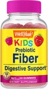 WellSi Prebiotic Fiber Gummies for Kids - Asistencia para sistemas digestivos, Doctor Recomendado - Vegan Friendly and Gluten-Free, GMO Gratis - Yummy Berry Flavors - 60 Condes