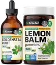 BIO KRAUTER Goldenseal Tintura 4 Fl. Oz. & Lemon Balm 60 Gummies