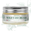 Crema ecológica de Yam silvestre - Equilibrio hormonal &amp; Alivio de la menopausia, Soporta Flashes calientes & noches sudaderas, 2,82 oz - Diseñado para el mercado estadounidense por SEMZHAOTAI