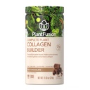 PlantFusion Vegan Collagen Powder - Colágeno Proteína de base vegetal para musculos &amp; articulaciones, pelo, piel &amp; uñas - Keto, Gluten Gratis, Soy Gratis, No-Dairy, No Sugar, No-GMO - Chocolate 11.43 oz