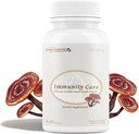 CheezhengHimalaya Reishi Mushroom, Suplementos Orgánicos Diarios, Apoyo Inmunitario y Longevidad - Vegan, Libre de gluten, No GMO, Suplemento Natural Tíbetano Herbal - 120 cápsulas, 1400 mg