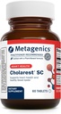 Metagenics Cholarest SC - Blood Flow Support* - Soportes Lipids Healthy Blood Ya en rango normal* - No Gluten-Free - 60 Tablets