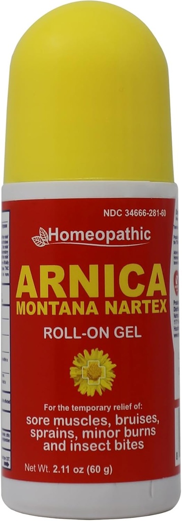 Nartex Arnica Montana ROLL-ON 2.11 Oz