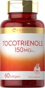 Carlyle Tocotrienols Suplemento TEN 150mg TEN 60 Softgels TEN NO GMO Y Gluten Complejo Libre