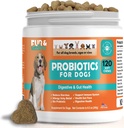 Probióticos para perros Salud Digestiva Suplemento Alergia &amp; Piel picante - Diarrea de mascotas Tratamiento de gas Actualización Stomach Alivio de pollo Flavor 120 Lápices blandos