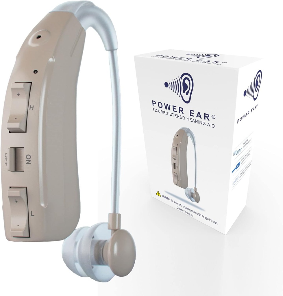Digital Hearing Aids by Cleanzone, Rechargeable Hearing Aid Patented Technology, Adjust High " Low Sounds, Hearing Aids for Seniors