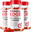 (3 Pack) Primal Edge Mens Gummies, Primal Edge, Primal Edge Gummies, Primal Edge Advanced Formula Gummies, Primal Edge Suplemento Gummy, PrimalEdge Apoyo Suplemento Gummies, 180 Gummies para 3 meses