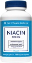 La vitamina Shoppe Niacina - Cholesterol Soporte - 500 MG (100 cápsulas vegetales)