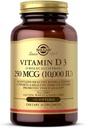Solgar Vitamina D3 (Cholecalciferol) 250 MCG (10.000 UI), 120 Softgels - Ayuda a mantener los huesos saludables " dientes - Apoyo al sistema inmunológico - No GMO, Gluten/ Dairy Gratis - 120 Serviciones