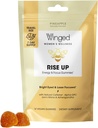 Winged Rise Up Gummies I B12 for Energy ¦ Pineapple Flavor (14 Count)