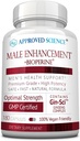 Mejorado masculino de Science® aprobado - Mejora de rendimiento y aumento de la unidad - 180 cápsulas de amistad vegano (1 botella)