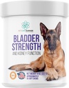 Vejiga Strength Aprox 55 Chews - Natural Dog UTI Tratamiento - Apoyo al riñón para perros - Suplemento de arándanos para perros - Suplementos de incontinencia para perros mayores - Hecho en EE.UU.