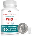 Nootropics pura -PQQ (Pyrroloquinoline Quinone) 20mg Capsule tención 60 Veg Caps Value Pack tención soporta Función Mitocondrial > REDOX (Reducción-Oxidación)