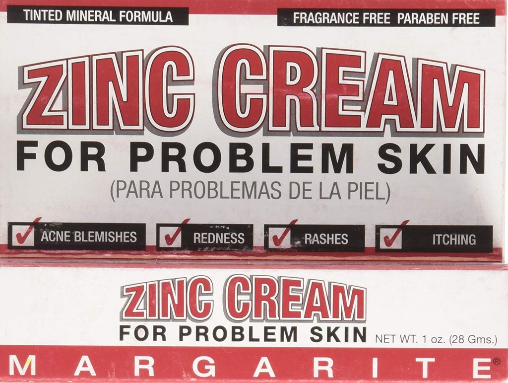 MARGARITE Cosmetics Zinc Cream, 1 Oz (2 Pack)