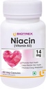 Genérico Nutraceuticals Niacin 14mg Vitamina B3 con Inositol 50mg Suplemento - 60 cápsulas Veg