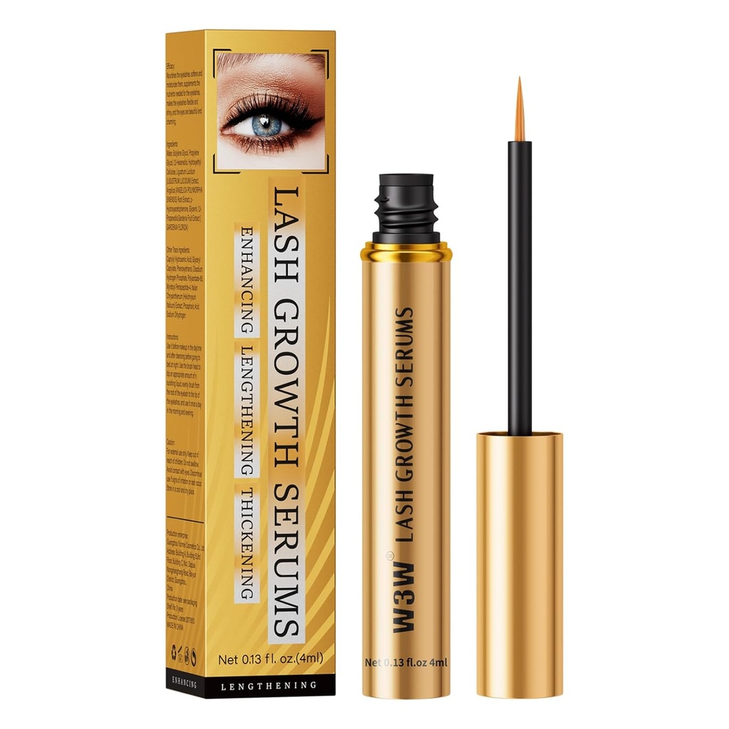 Eyelash serum - Eyelash Growth Serum with Advanced Formula to Boost Longer, Thicker Fuller Looking Lashes Nourishing Lash Serum For Eyelash Growth Vegan & Cruelty-Free for Sensitive Eyes 4ml