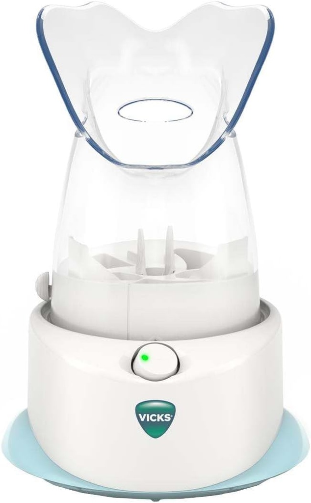 Vicks Personal Steam Inhaler for Targeted, Natural Steam Relief for Allergies, Congestion, Cough ' Colds, and Sinus Irritation, Use with VapoPads - 1 Includeds