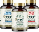 One Earth Health Super Combo Bundle - Beef Organs, Bone Marrow y Liver. New Zealand Grass Fed and Finished