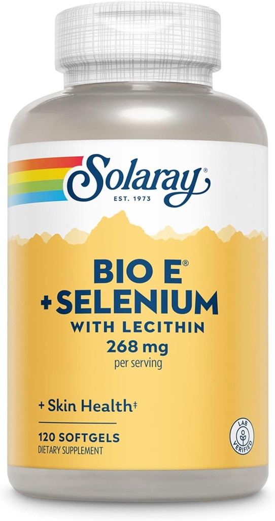 Solaray Bio E con Suplemento de Selenio, 400iu, 120 Conde