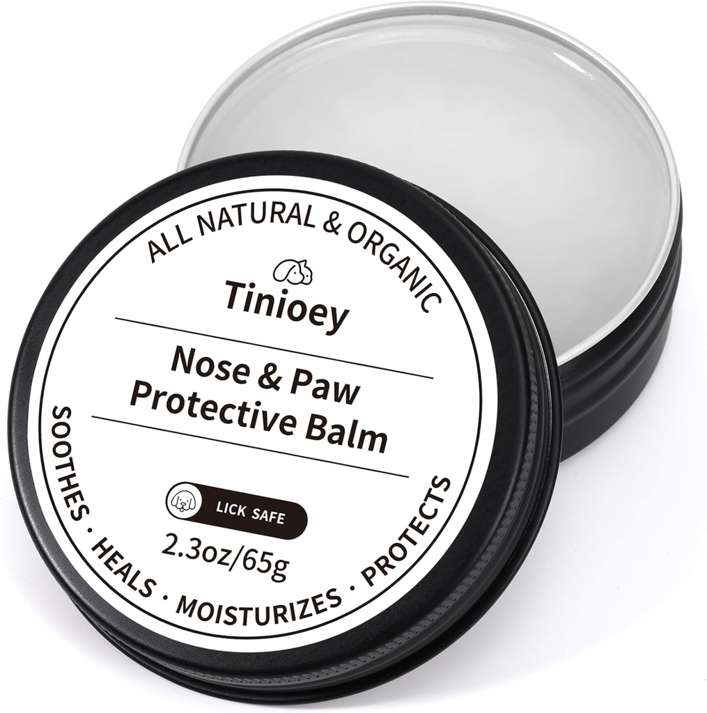 Perro Paw Balm Dogs Lick Safe (2.3oz) ← 100% Natural &amp; Orgánica Cat Dog Paw Pad Balm ← Nose Dog Balm for Dry Nose ← Paw Moisturizer Snout Soother for Dogs ← Perro Accesorios Pet Supplies