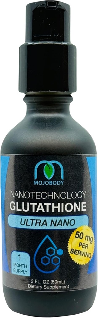 Nano Glutathione 2oz Pump Bottle: Elevate Your Health with 100% Absorption Ultra Nanotechnology Glutathione Master Antioxidant