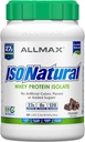 ALLMAX Nutrition ISONATURAL Whey Protein Isolate, Chocolate - 2 lb - 27 Gramos de Protein Por Scoop - Zero Fat & Azúcar - 99% Lactose Gratis - con Prebióticos - Sin Sabores Artificiales - 29 Servimientos