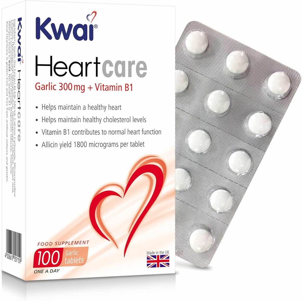 Cuidado cardíaco Ajo 300 mg (un día), 100 tabletas