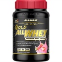 ALLMAX Nutrition Gold ALLWHEY, Strawberry - 2 lb - 24 Gramos de Protein Por Scoop - Gluten Free, Low Carb & Low Sugar - Aprox. 30 Servimientos