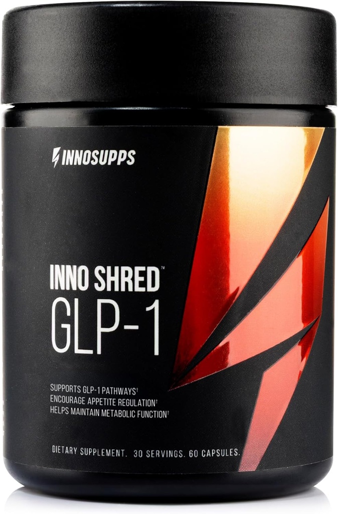 Inno Supps Inno ShredTM GLP-1 Silencio Thermogenic Support + Appetite Support + Energy* peru Berberine + Chromium tención 60 Capsules. 30 Serviciones.