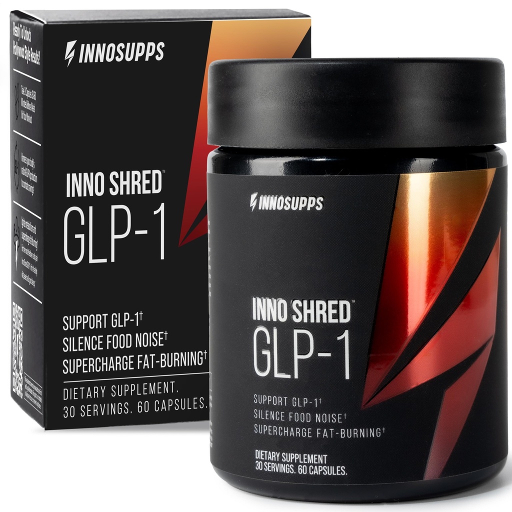 Inno Supps Inno ShredTM GLP-1 Silencio Thermogenic Support + Appetite Support + Energy* peru Berberine + Chromium tención 60 Capsules. 30 Serviciones.