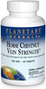 Herbals planetarios Caballo Chestnut Vein Strength, soporta la integridad de las venas y capillaries*, 705 mg - 42 Tablets