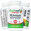 Palmitoylethanolamide 450mg Comfort Mobility Nerves Cognitive & Immune Support - Micronized High Absorption - All Natural Pea - USA Made - No Additives or Excipients – 60 Vegan Capsules Suplemento
