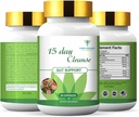 Pura curva orgánica 15 días limpia para Gut System - Softgel capsules con Ginkgo Biloba &amp; Ginger (30 cápsulas) - Natural Detox, Digestive Health