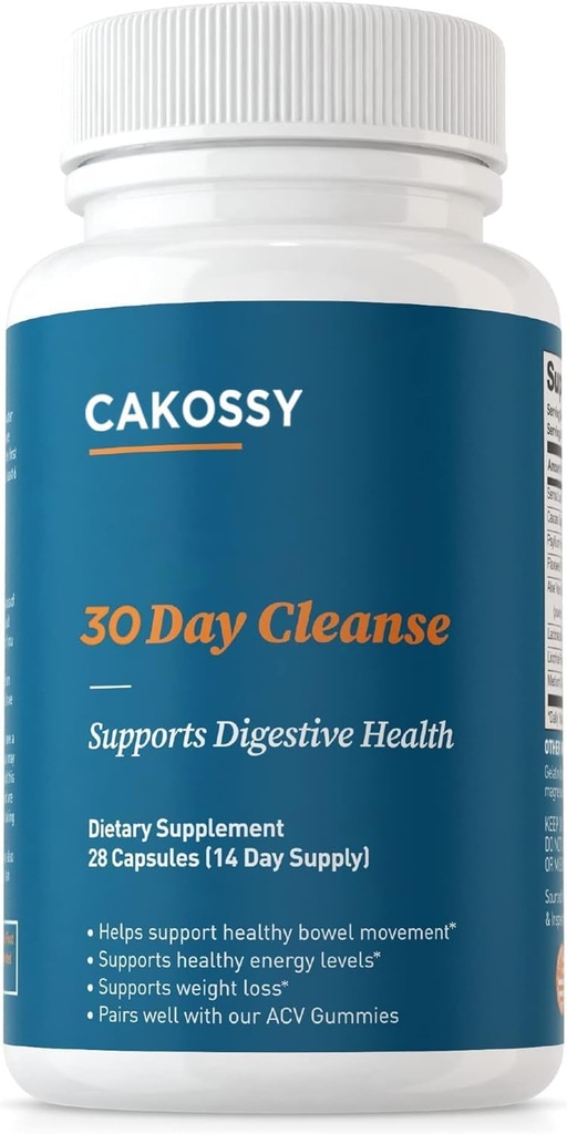 Colon Cleanse Capsules – Support Digestive Health, Promote Regular Bowel Movements, Detoxify and Rejuvenate with Natural Herbal Formula
