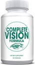 Salud Ocular Pura Vitamina &amp; Suplementos Minerales para Adultos TENIDO #1 Visión completa de Investigación Fórmula w/Bilberry, Lutein, Zeaxanthin, Lycopene, Resveratrol TEN soporta Estreno Ojo, Ojos secos 60 cápsulas
