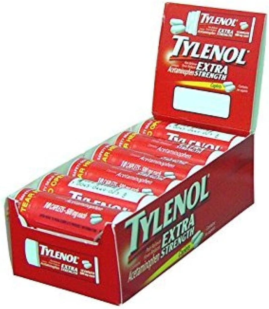 Tylenol Extra Strength Caplets with Acetaminophen, Travel Size, 10 ct