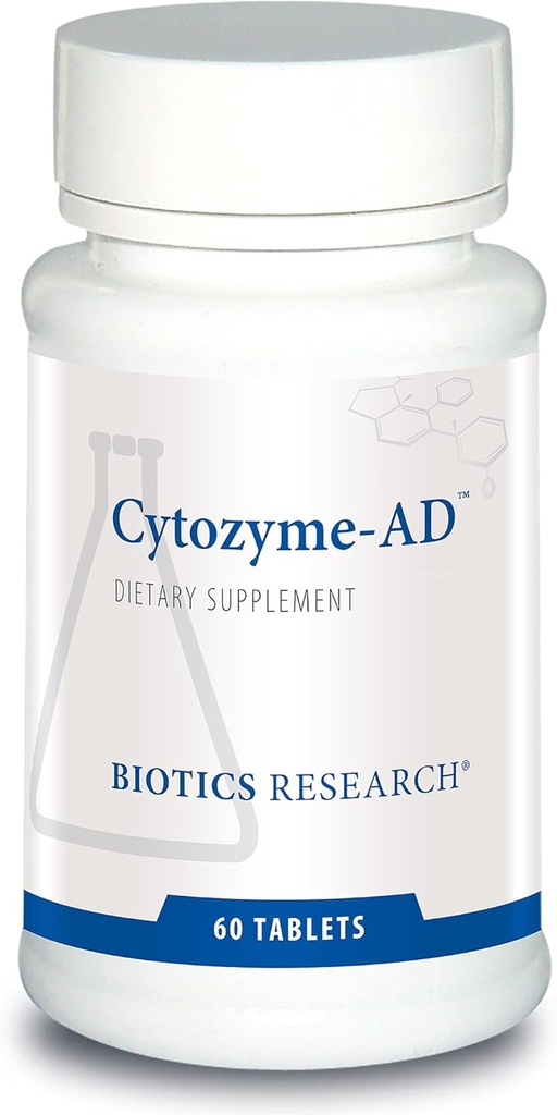 Biotics Research Cytozyme AD apoya los niveles de energía saludable, promueve la calma 60 tabletas