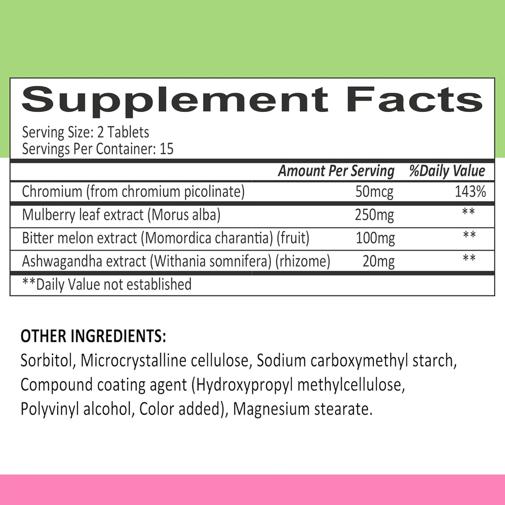 Activador metabólico, con extracto de hoja de Mulberry, vitamina C, PQQ, 60 tabletas