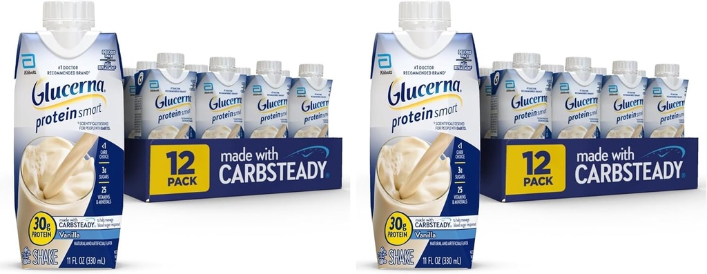 Glucerna - 30G, Vanilla, 12 Conde (Pack of 2)